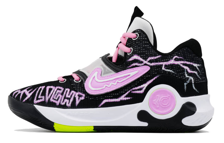 Nike Nike KD Trey 5 X Cushioning Slip Resistant Abrasion Resistant Low top Basketball Shoes Men's Black Pink