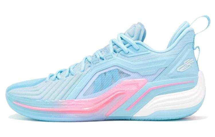 XTEP Jlin 3 JLIN3 Cushioning Slip Resistant Low top Performance Basketball Shoes Men's Cirrus Blue