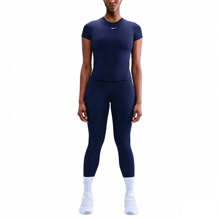 Nike Nike Fitness Clothing Women's Midnight Blue/White Moderate Straight Fit