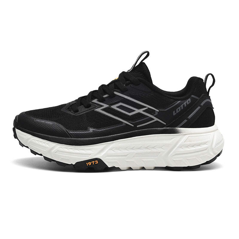 LOTTO Slip Resistant, Abrasion Resistant, Breathable, Lightweight Low top Hiking Shoes Women's Black White