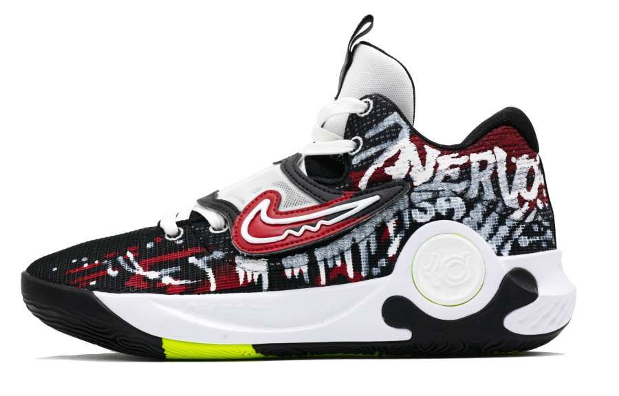 Nike Nike KD Trey 5 X Fatal Loot Slip Resistant Abrasion Resistant Grip Low top Basketball Shoes Men's Black Red