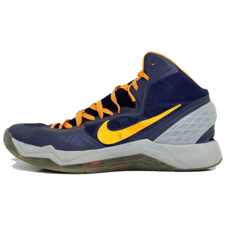 Nike Nike Slip Resistant Abrasion Resistant Mid top Basketball Shoes Men's Blue