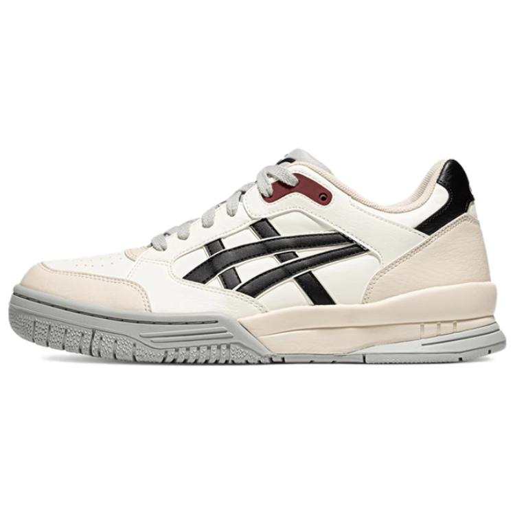 ASICS Gel Spotlyte Abrasion Resistant Abrasion Resistant Low top Vintage Basketball Shoes Unisex Beige White Black
