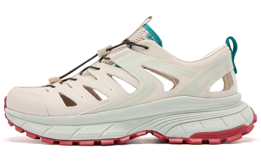 QIAODAN Kaiyuan V4 Anti-Slip And Wear-Resistant Breathable River Trekking Shoes Men's Gray Cyan