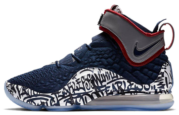 Nike Nike LeBron 17 EP LeBron 4 Cold Blue Graffiti