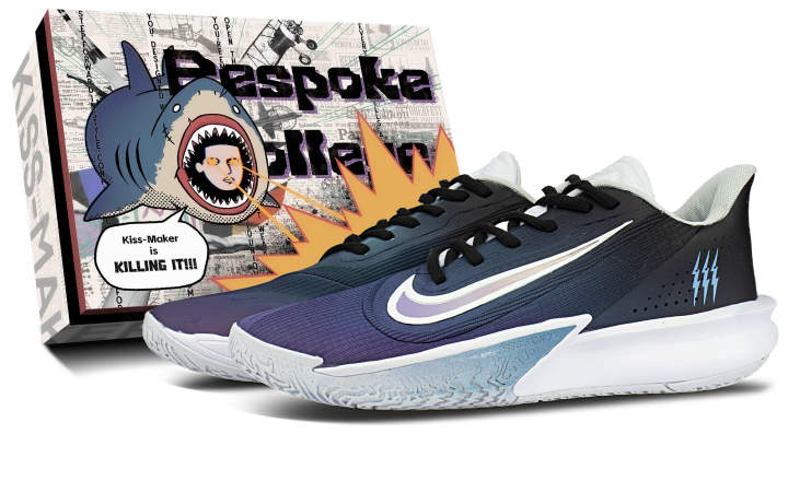 Nike Nike Precision 7 Fabric Low top Basketball Shoes Men's Black
