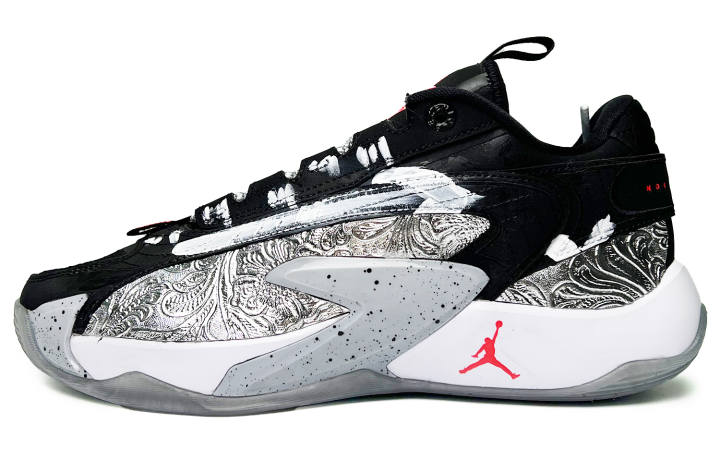 Jordan Jordan Luka 2 The Rabble Low top Basketball Shoes Unisex Black Silver