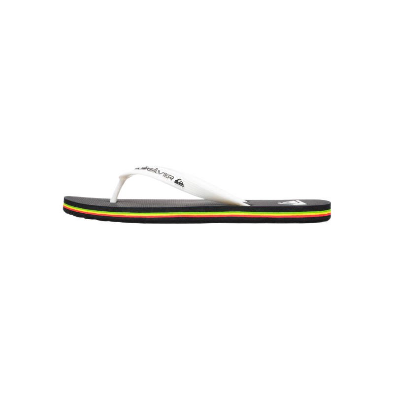 Quiksilver Molokai Core Flip Flops Men's Black White