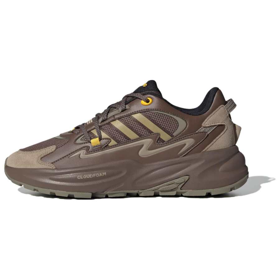 Adidas Adidas OZWAVE SURGE Slip Resistant Abrasion Resistant Low top Chunky Sneakers Unisex Umber
