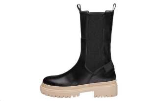 BOGNER Leather Crew Chelsea Boots Women's Black
