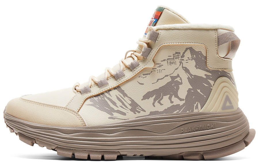 PEAK Taichi, Qianfeng Lingfox, Tibet Element, Fashion Comfortable, Fleece Lined Thermal Abrasion Resistant Cushioning