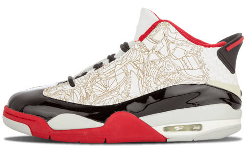 Jordan Jordan Dub Zero White Black Varsity Red