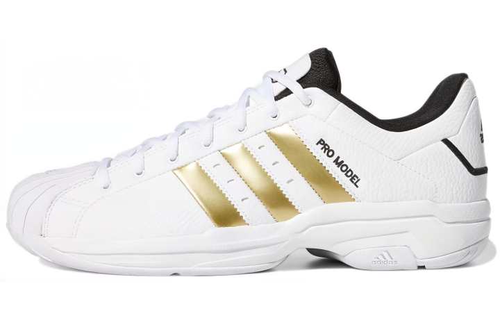Adidas Adidas Pro Model 2G Low 'White Gold Metallic'