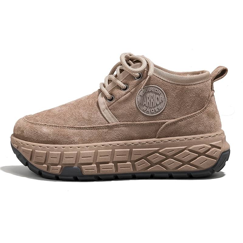 Warrior Fashion Casual, Everyday Versatile, Thickened And Fleece Lined Cold Resistant Outdoor Boots