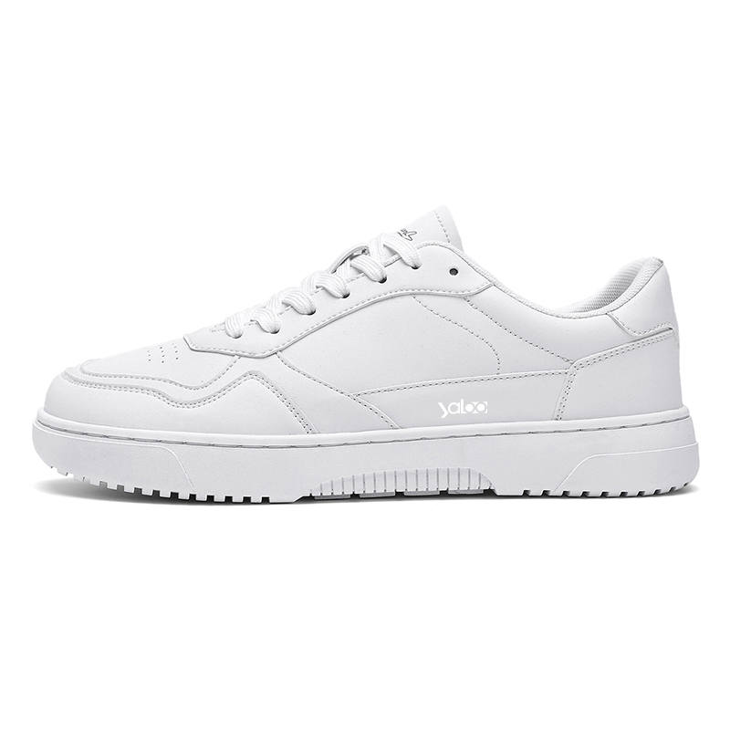 YALU Microfiber Leather Low top Skateboard Shoes Men's