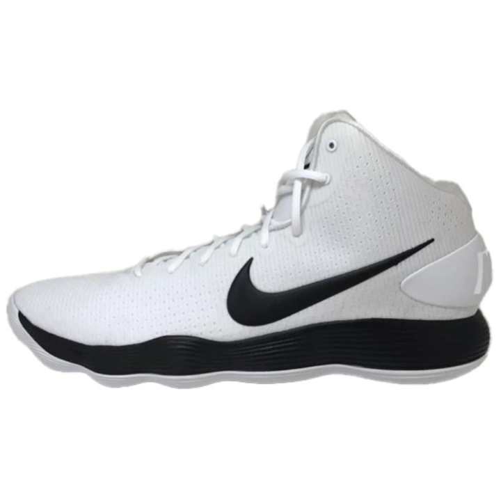Nike Nike Hyperdunk Slip Resistant And Breathable Mid top Basketball Shoes Unisex White Black
