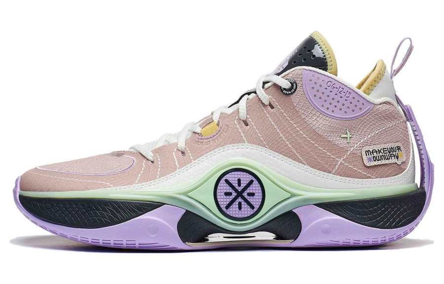 Li-Ning Li Ning Wade Shadow 5 Cushioning Slip Resistant Low top Basketball Shoes Men's Umber White