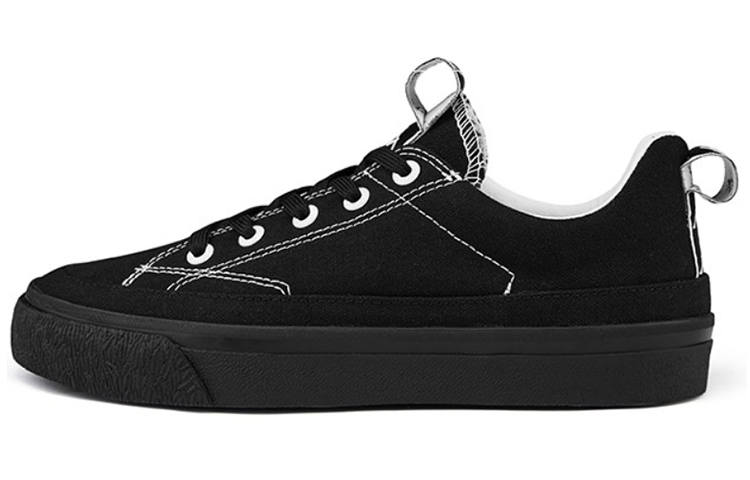 Kappa BANDA Slip Resistant Low top Canvas Shoes Unisex Black