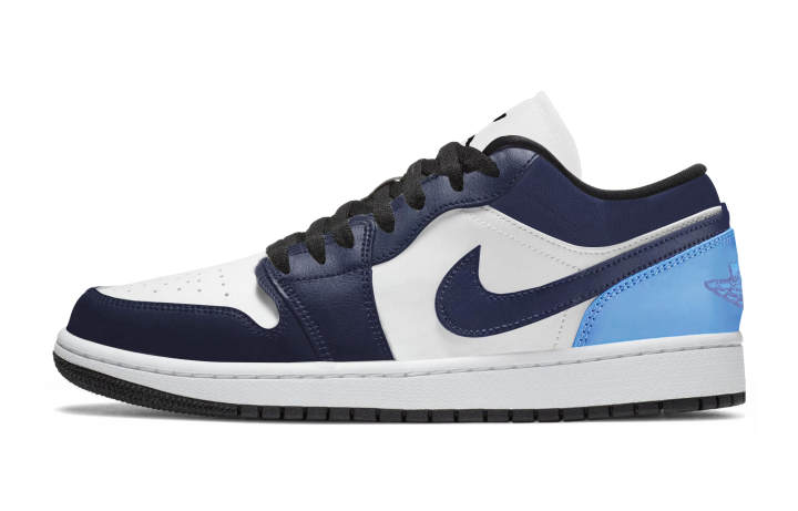 Jordan Jordan Air Jordan 1 Abrasion Resistant Low top Skateboard Shoes Unisex Blue