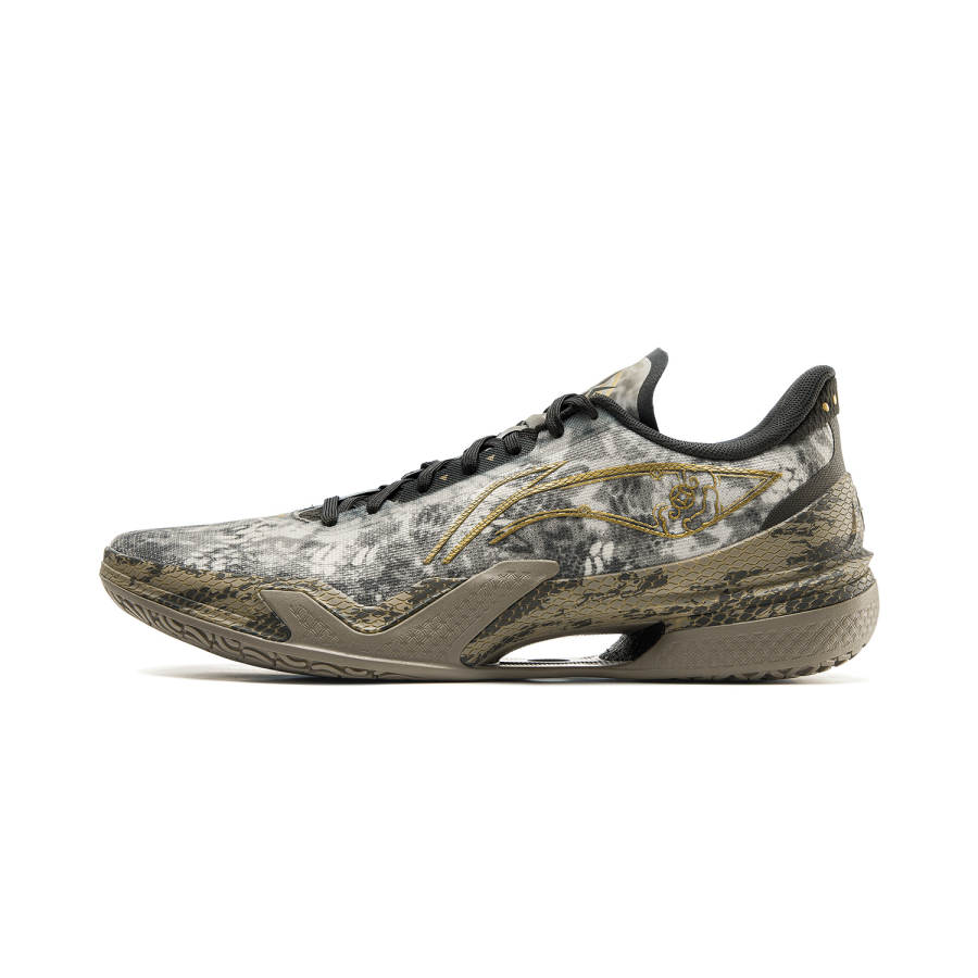 Li-Ning Li Ning Liren 5 Basketball Shoes Men's Low Top Green Gray