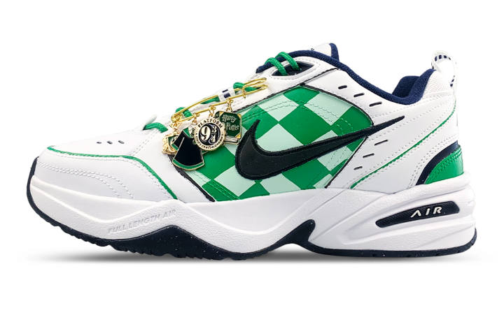 Nike Nike Air Monarch 4 Abrasion Resistant Low top Chunky Sneakers Unisex White