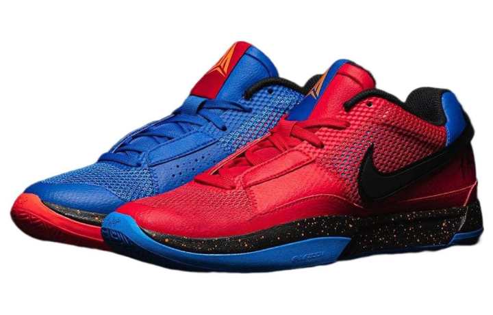 Nike Nike Ja 1 Morant 1 'MISMATCH' Mismatched Textile, Leather Cushioning Slip Resistant Abrasion Resistant Coverage Support