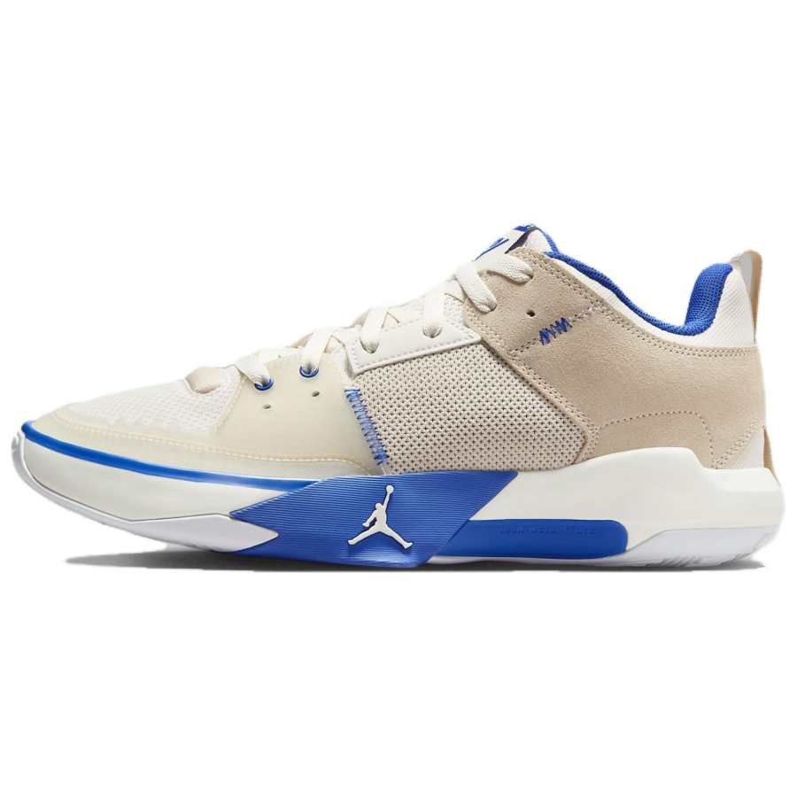 Jordan Jordan One Take 5 Slip Resistant Abrasion Resistant Low top Basketball Shoes Men's Brown Blue