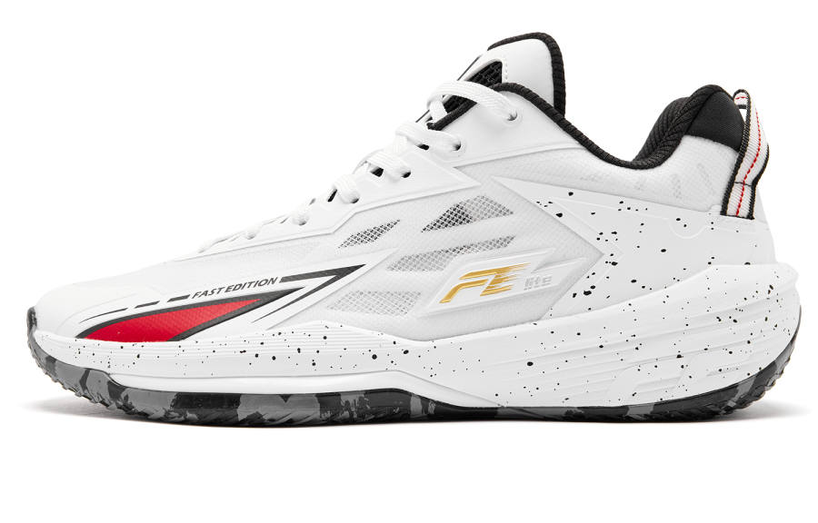 QIAODAN Low top Basketball Shoes Men's Jordan White Black