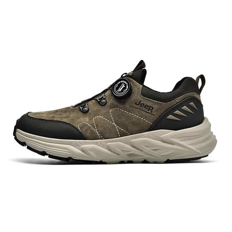Jeep Textile, Pigskin Low top Hiking Shoes Men's