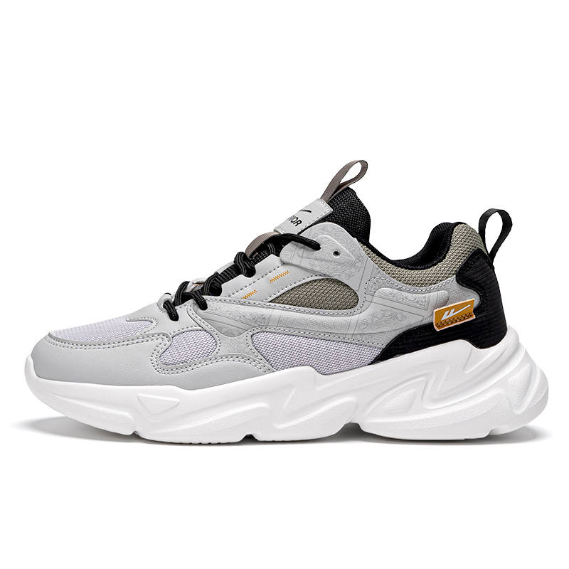 WARRIOR Warrior Slip Resistant, Breathable, Lightweight, Height Increasing Low top Chunky Sneakers Men's