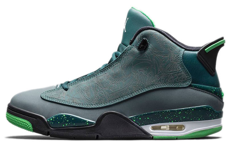 Jordan Jordan Dub Zero Teal Synthetic Leather Cushioning Slip Resistant Lightweight Cushioning Slip Resistant Lightweight