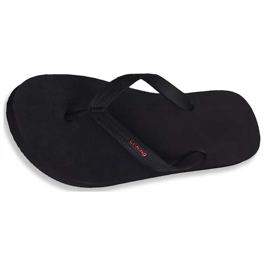 Li-Ning Li Ning Comfortable And Breathable Odor Resistant Slip Resistant Flip Flops Men's Black