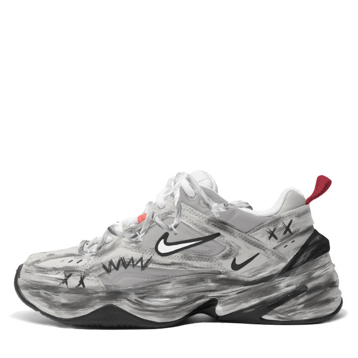 Nike Nike M2K Tekno Monet Sunset Low top Chunky Sneakers Unisex Gray
