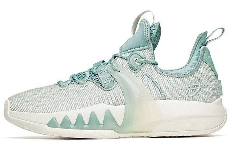 Anta GH2 Home Cushioning Slip Resistant Low top Performance Basketball Shoes Men's Light Smoke Green