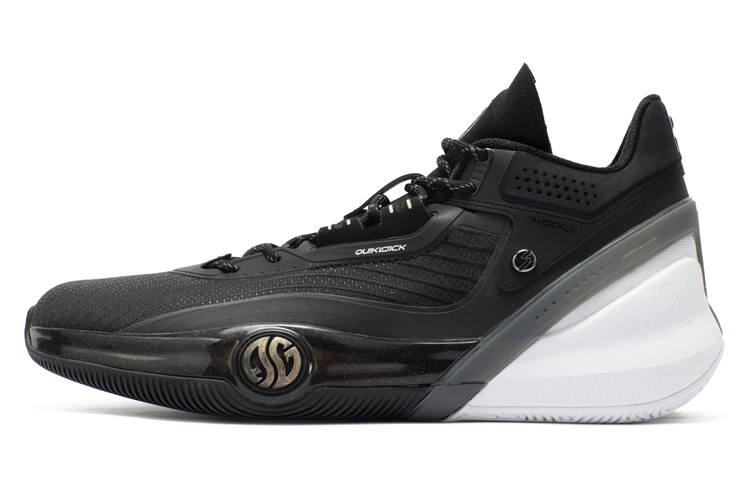 361° AG3 Aaron Gordon 3 Cushioning, Wear Resistant Mid top Performance Basketball Shoes Men's Obsidian Black
