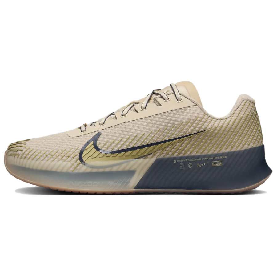 Nike Nike Court Vapor 11 Hc Premium Sanddrift Thunder Blue Gum Medium Brown Metallic Gold
