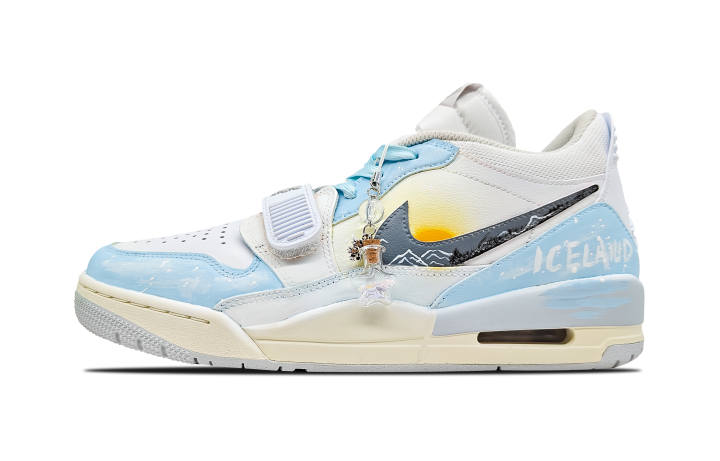 Jordan Jordan Legacy 312 Painted Realm, Warm Sunlight In Winter Abrasion Resistant Slip Resistant