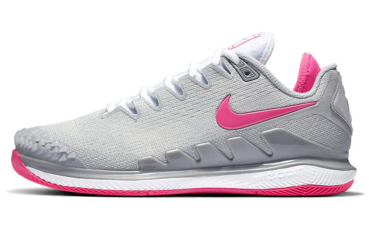 Nike Nike Court Air Zoom Vapor X Knit 'Grey Pink' Women's