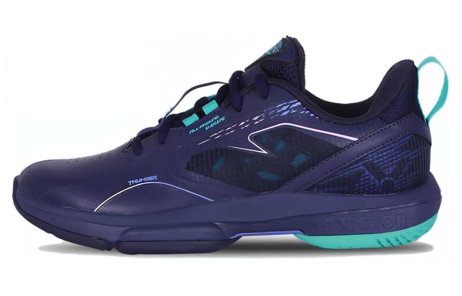 VICTOR Cushioning, Wear Resistant Low top Badminton Shoes Unisex Purple