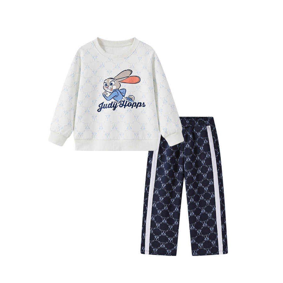 Disney Kids Casual Sportswear Stand Collar Moderate