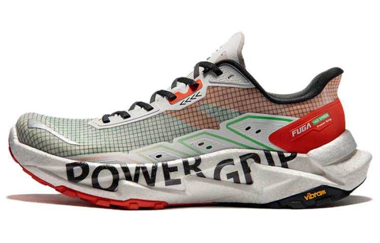 KAILAS FUGA KAILAS X KAILAS FUGA YAO SPEED Trail Running Shoes Men's Low Top Cloud White/FUGA Red