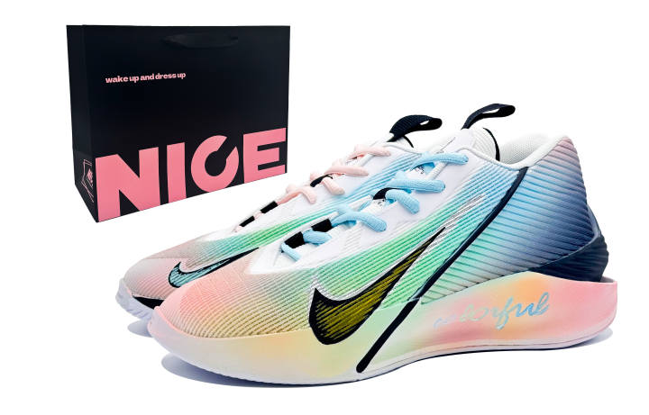 Nike Nike G.T. Jump Academy Shopping Bag, Aurora Pulse Cushioning Abrasion Resistant Cushioning, Wear Resistant High top