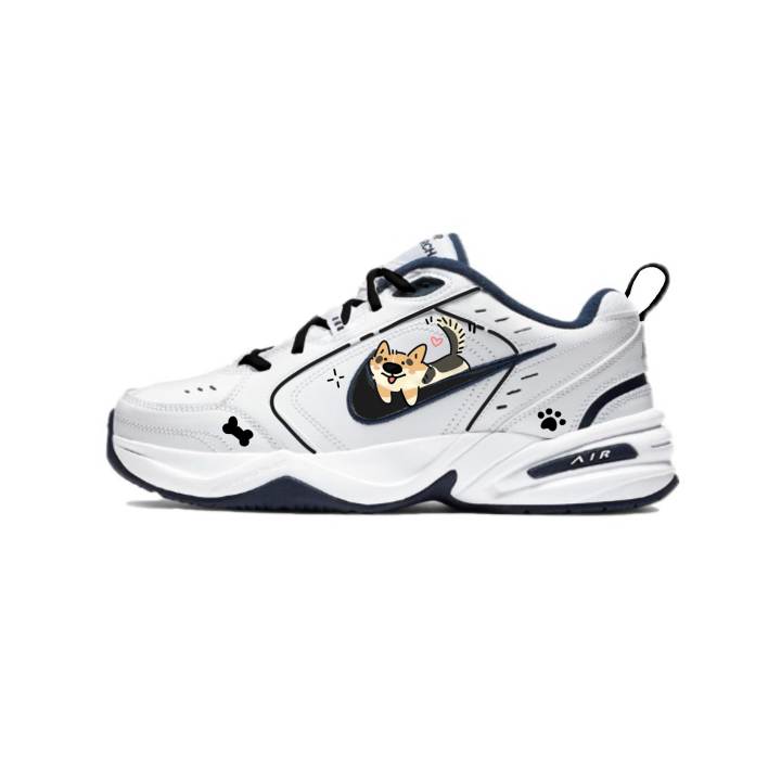 Nike Nike Air Monarch 4 Chunky Sneakers Unisex Low Top Black/White