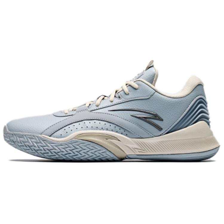 Anta Wind Tunnel 5 Slip Resistant Abrasion Resistant Low top Basketball Shoes Men's Blue White