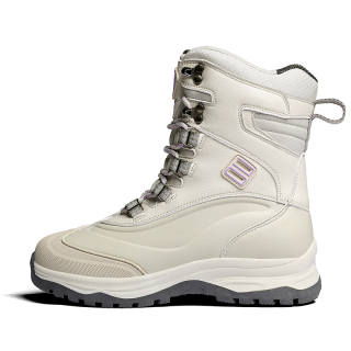 YIJIABAO Thermal Abrasion Resistant Slip Resistant Short Snow Boots Women's Ecru