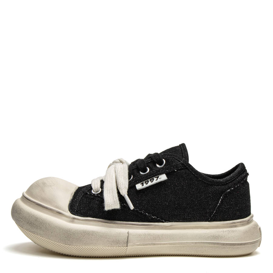 Youthloser Slip Resistant, Abrasion Resistant, Height Increasing Low top Canvas Shoes Unisex