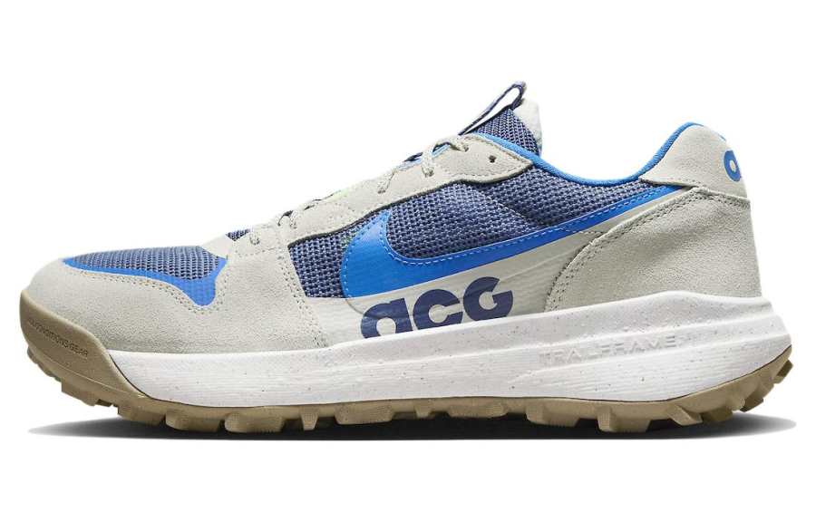 Nike Nike ACG Lowcate Abrasion Resistant Breathable Abrasion Resistant Breathable Low top Outdoor Shoes Men's Blue Gray