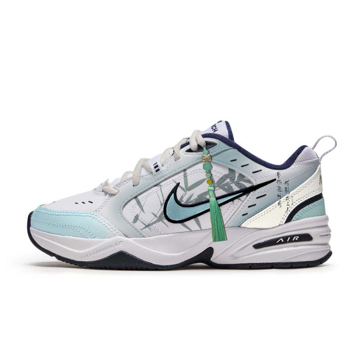 Nike Nike Air Monarch 4 Abrasion Resistant Abrasion Resistant Low top Chunky Sneakers Unisex Blue White