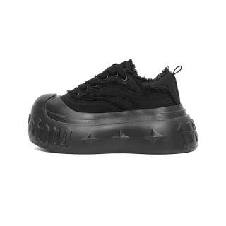 1807 Low top Skateboard Shoes Unisex Black