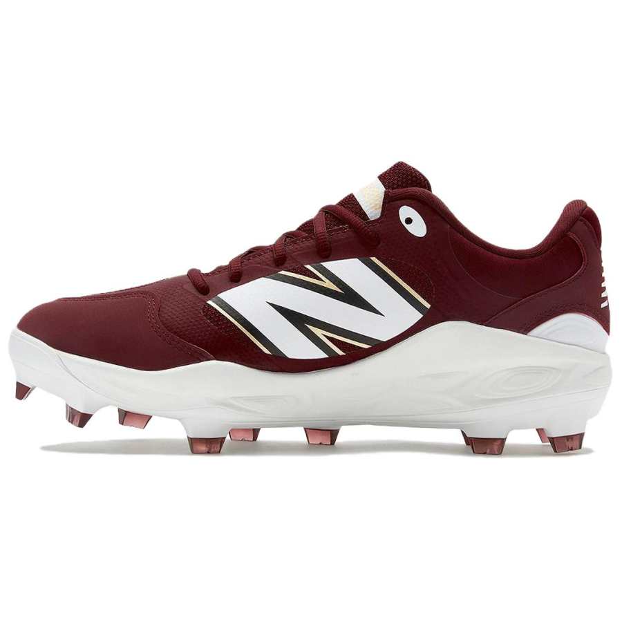 New Balance New Balance Freshform X 3000 V7 Low Top Upper Height Baseball Shoes Men's Burgundy Red